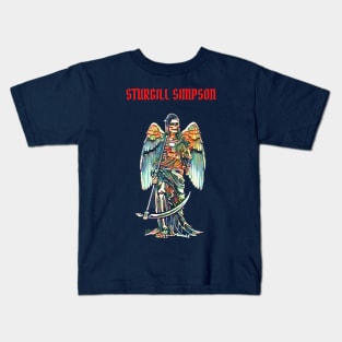 Devil Angel Sturgill Simpson Kids T-Shirt